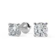 Nicole Cushion Cut Earrings Stud - Nivetta